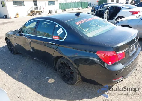 2011 BMW 750I xDrive from USA, damaged, VIN WBAKC6C59BC395045